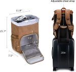 BAGSMART Camera Backpack, DSLR SLR Camera Bag Backpack, Waterproof Camera Backpacks for Photographers, Anti-Theft Photography Backpack with 15 Inch Laptop Compartment & Tripod Holder, Black - Image 7